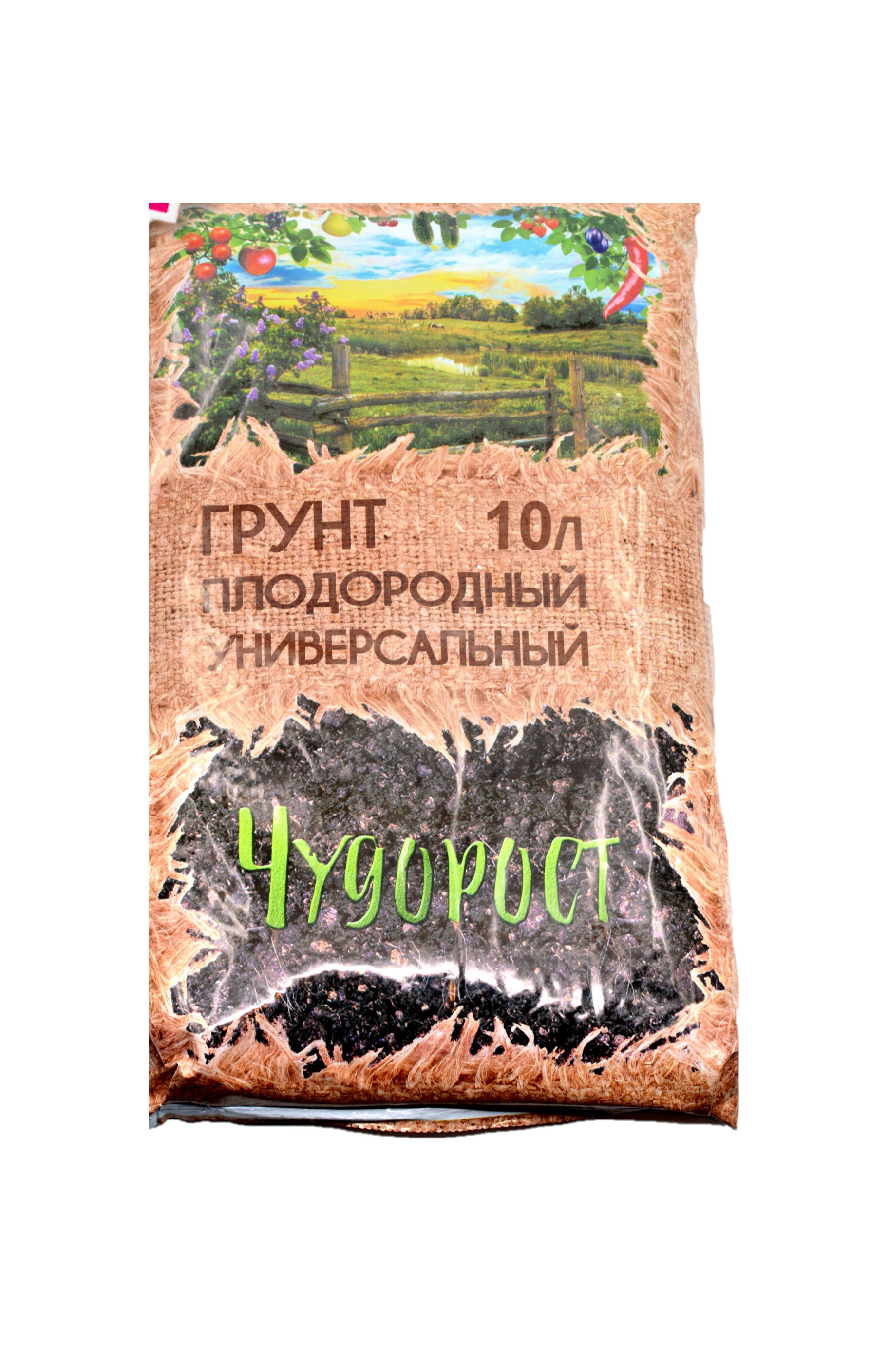 Грунт Плодородный Универсальный Чудорост 10л