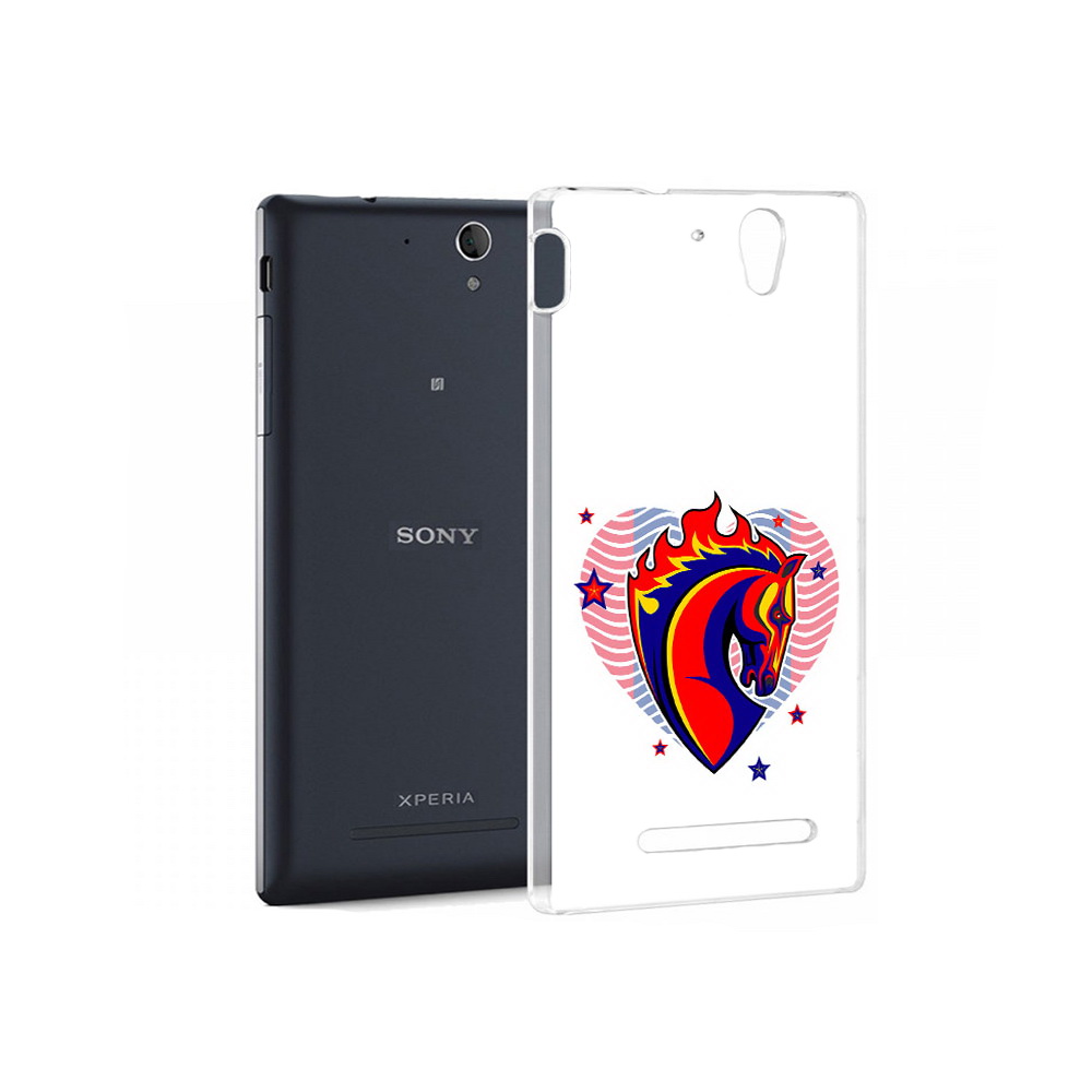 

Чехол MyPads Tocco для Sony Xperia C5 Ultra ФК ЦСЛ Лошадь (PT16261.253.180), Прозрачный, Tocco