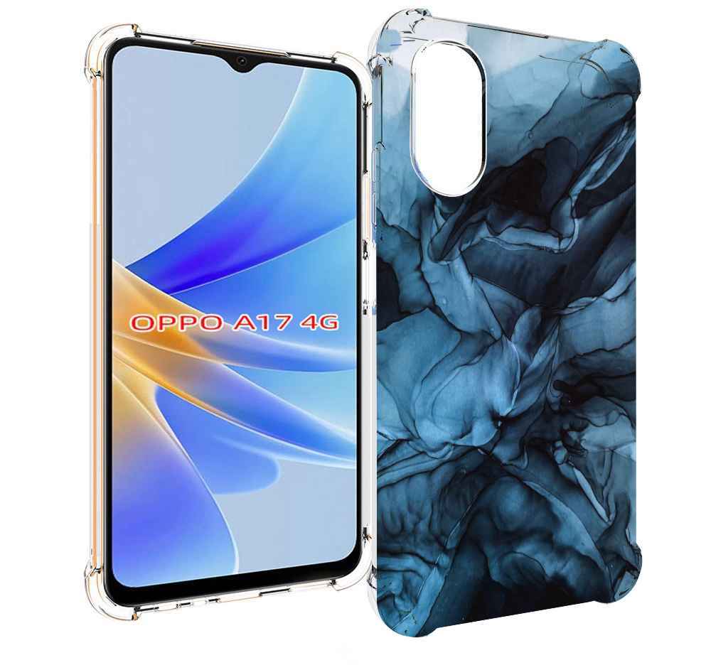 

Чехол MyPads голубой дымок для OPPO A17, Прозрачный, Tocco
