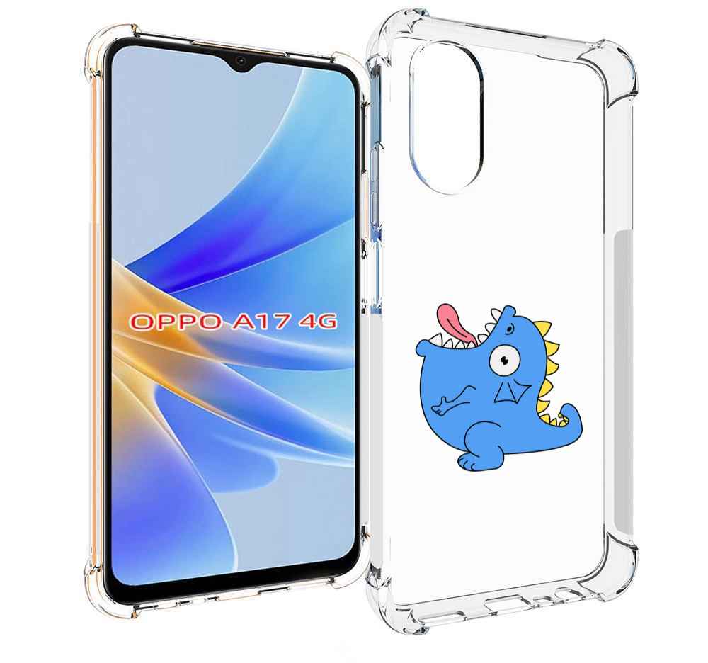 

Чехол MyPads голубая-рыбка для OPPO A17, Прозрачный, Tocco
