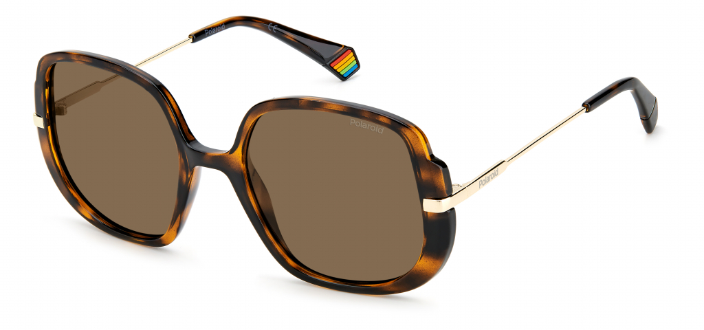 Солнцезащитные очки женские Polaroid PLD-20514008653SP коричневые