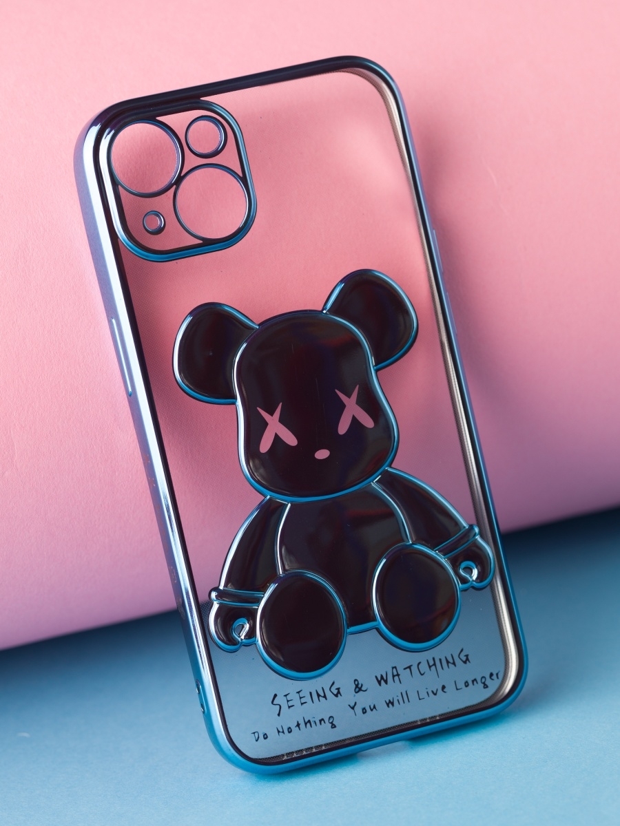 

Чехол О'кейси для Apple iPhone 13 прозрачный,черный