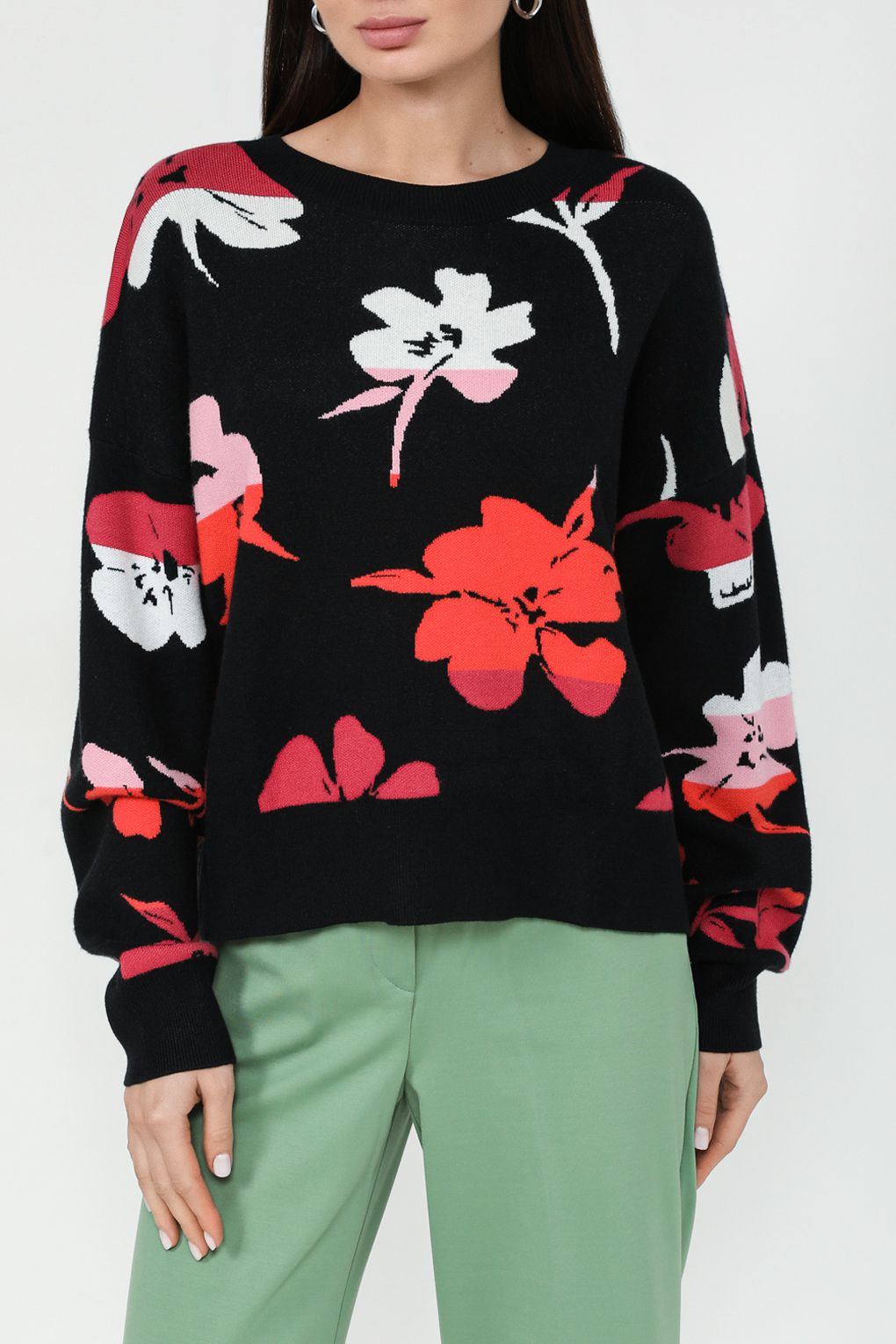 

Джемпер женский Desigual 24SWJF19 черный XS, 24SWJF19