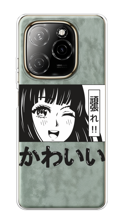 

Чехол на Tecno Spark 20 Pro 5G "Cute anime girl", Черный;серый;прозрачный;белый, 305750-1