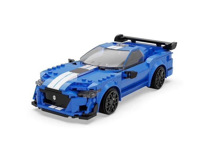 Конструктор радиоуправляемый CADA спортивный автомобиль Blue Knight 500, 325 дет., C51077W конструктор cada спортивный автомобиль blue phantom 1200 элементов c61028w