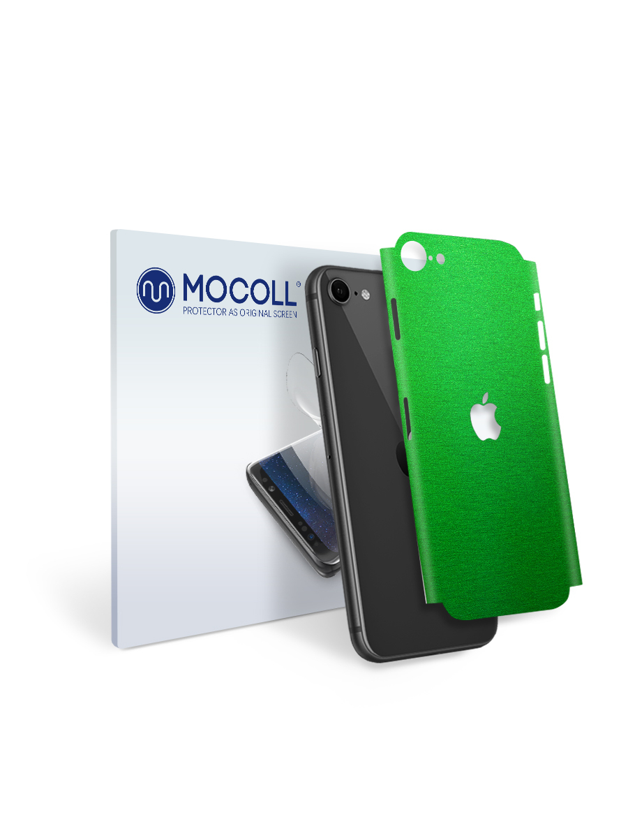 

Пленка защитная MOCOLL для задней панели Apple iPhone 8 PLUS Металлик Зеленый
