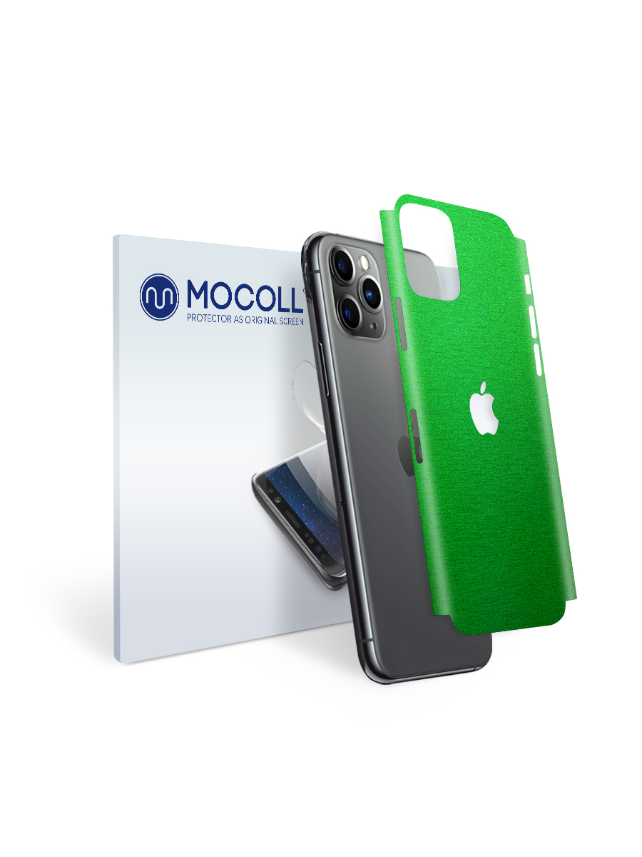 

Пленка защитная MOCOLL для задней панели Apple iPhone XR Металлик Зеленый