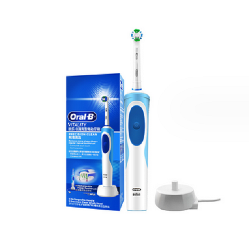 Электрическая зубная щетка Oral-B Vitality D12013 белый, голубой, синий электрическая зубная щетка oral b vitality d12013 зеленый