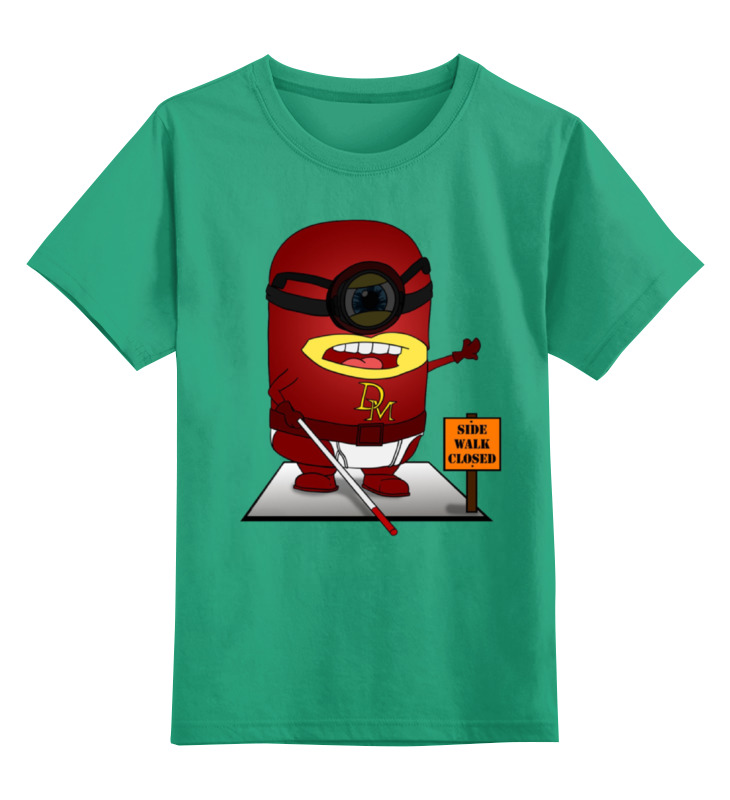 

Детская футболка Printio Daredevil цв.зеленый р.104, 0000001349552