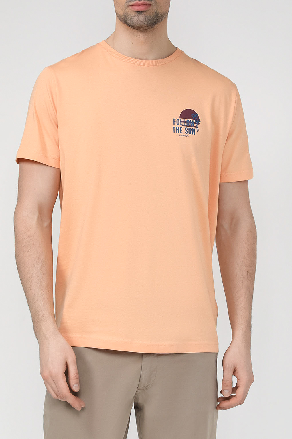 

Футболка мужская LERROS 2353090 оранжевая 3XL, Оранжевый, 2353090