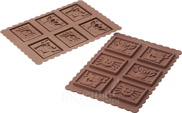

Силиконовая форма Монстры Cookie Monster Silikomart