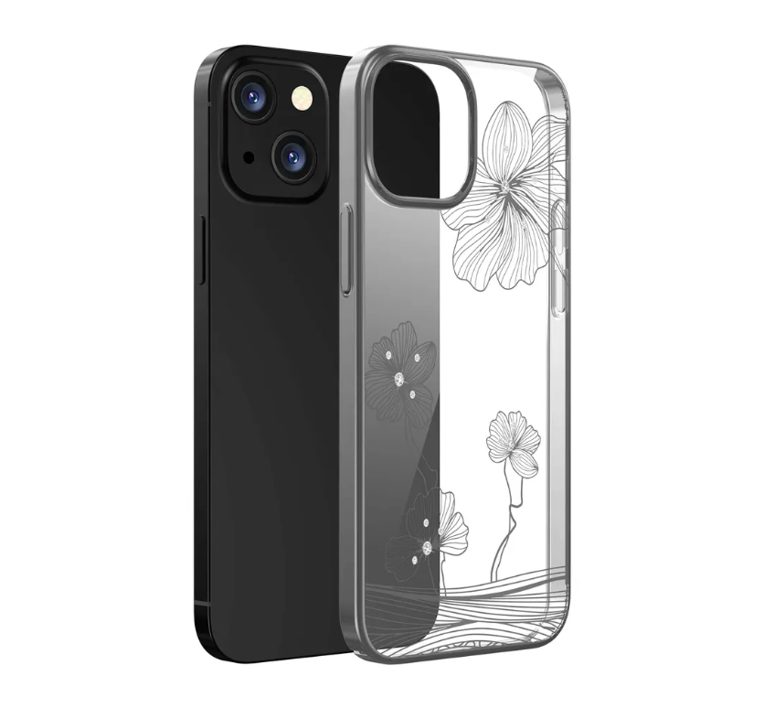 

Чехол Devia Crystal Flora Case для iPhone 13 Pro - Silver, Серебристый
