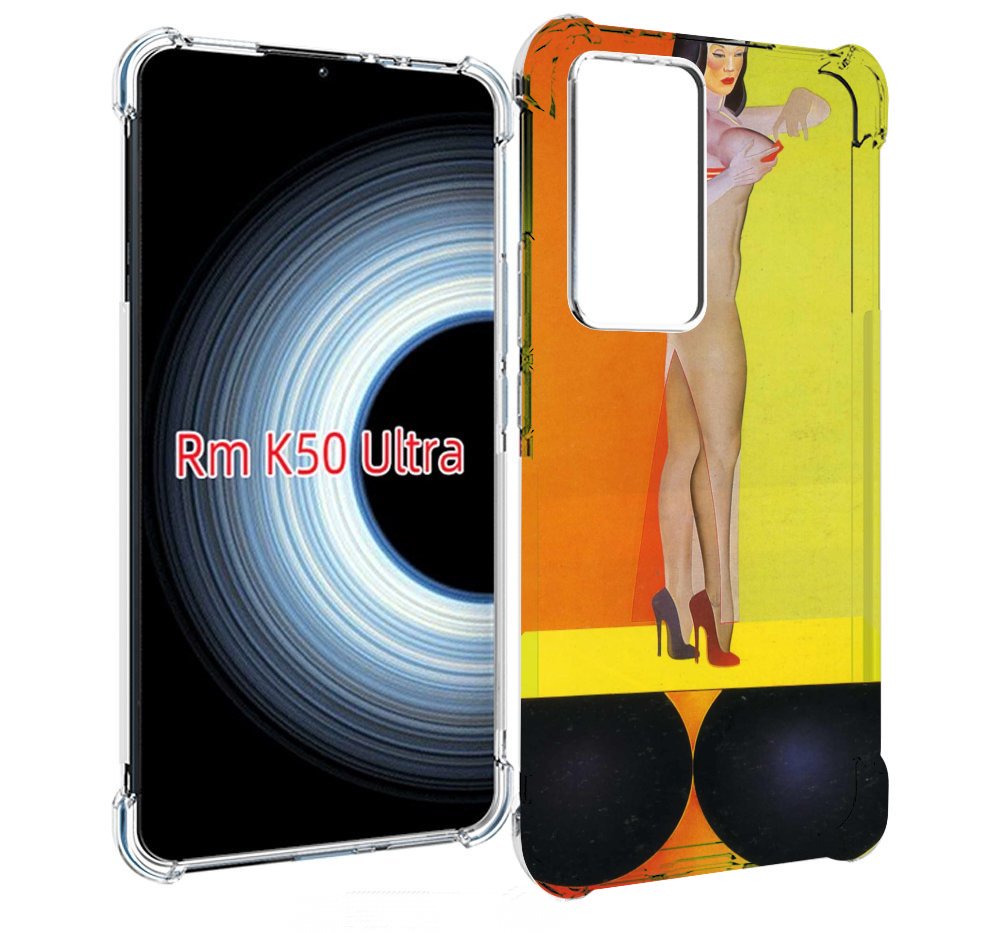 

Чехол MyPads девушка на шарах женский для Xiaomi 12T / Redmi K50 Ultra, Прозрачный, Tocco