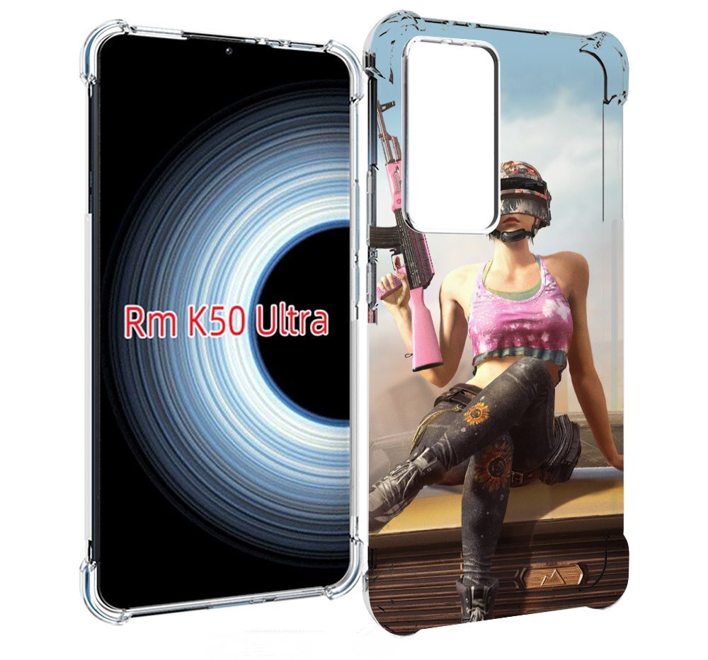 

Чехол MyPads девушка из PUBG для Xiaomi 12T / Redmi K50 Ultra, Прозрачный, Tocco