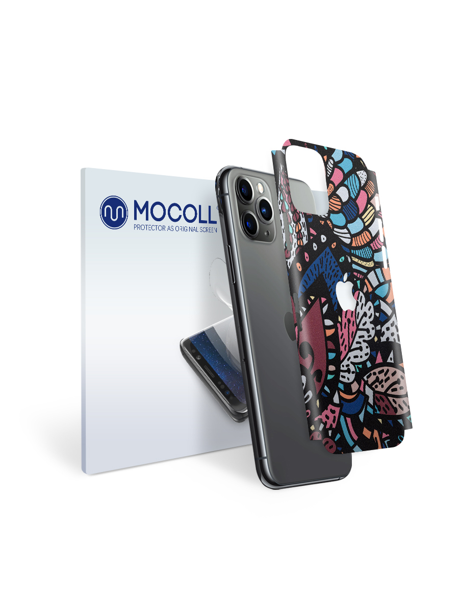 

Пленка защитная MOCOLL для задней панели Apple iPhone 11 Богемный узор Пальметта