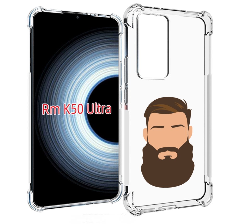 

Чехол MyPads густая-борода для Xiaomi 12T / Redmi K50 Ultra, Прозрачный, Tocco