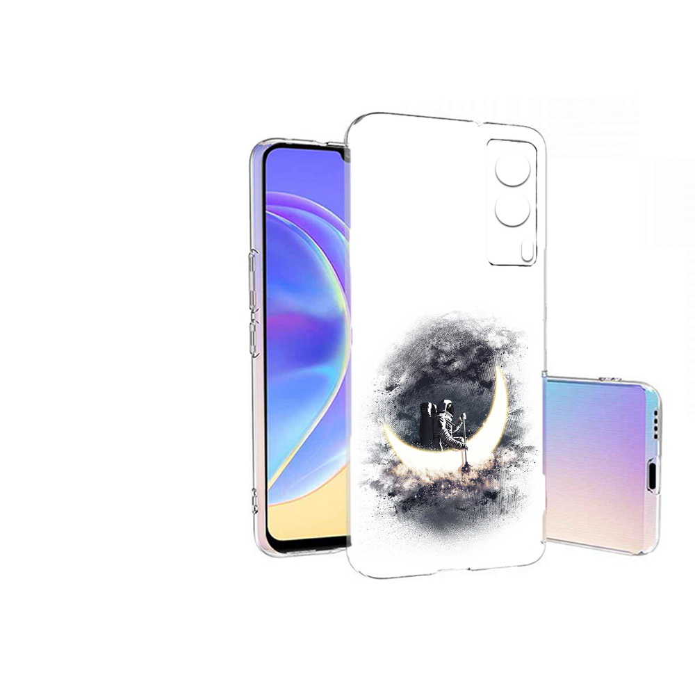 

Чехол MyPads Tocco для Vivo V21E лунный путешественник (PT161736.380.448), Прозрачный, Tocco
