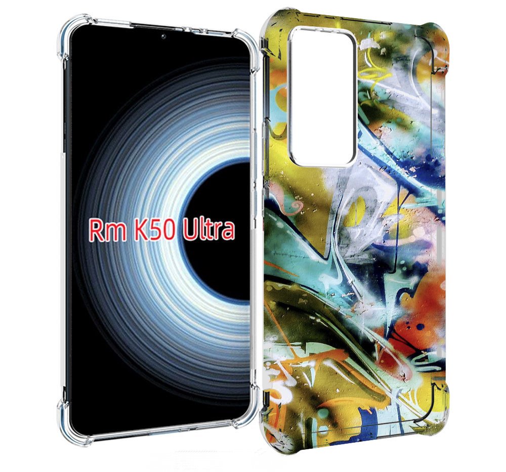 

Чехол MyPads граффити-хаос для Xiaomi 12T / Redmi K50 Ultra, Прозрачный, Tocco