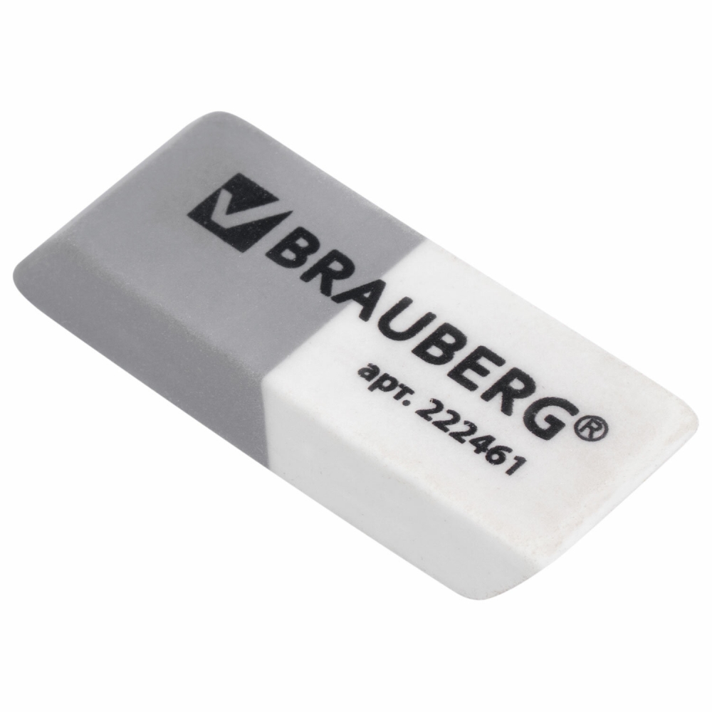 

Набор из 80 шт, Резинка стирательная Brauberg (222461), Белый;серый