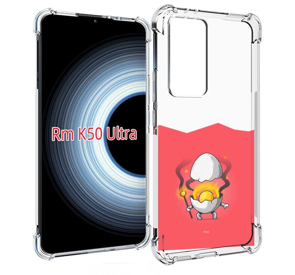 

Чехол MyPads горелое яйцо для Xiaomi 12T/Redmi K50 Ultra, Прозрачный, Tocco