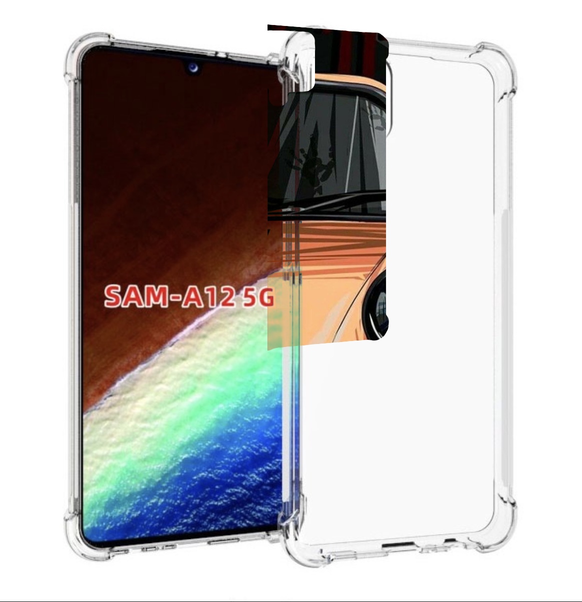 

Чехол MyPads Порш мужской для Samsung Galaxy A12 (SM-A125F) 2020/21/A12 Nacho SM-A127F, Прозрачный, Tocco
