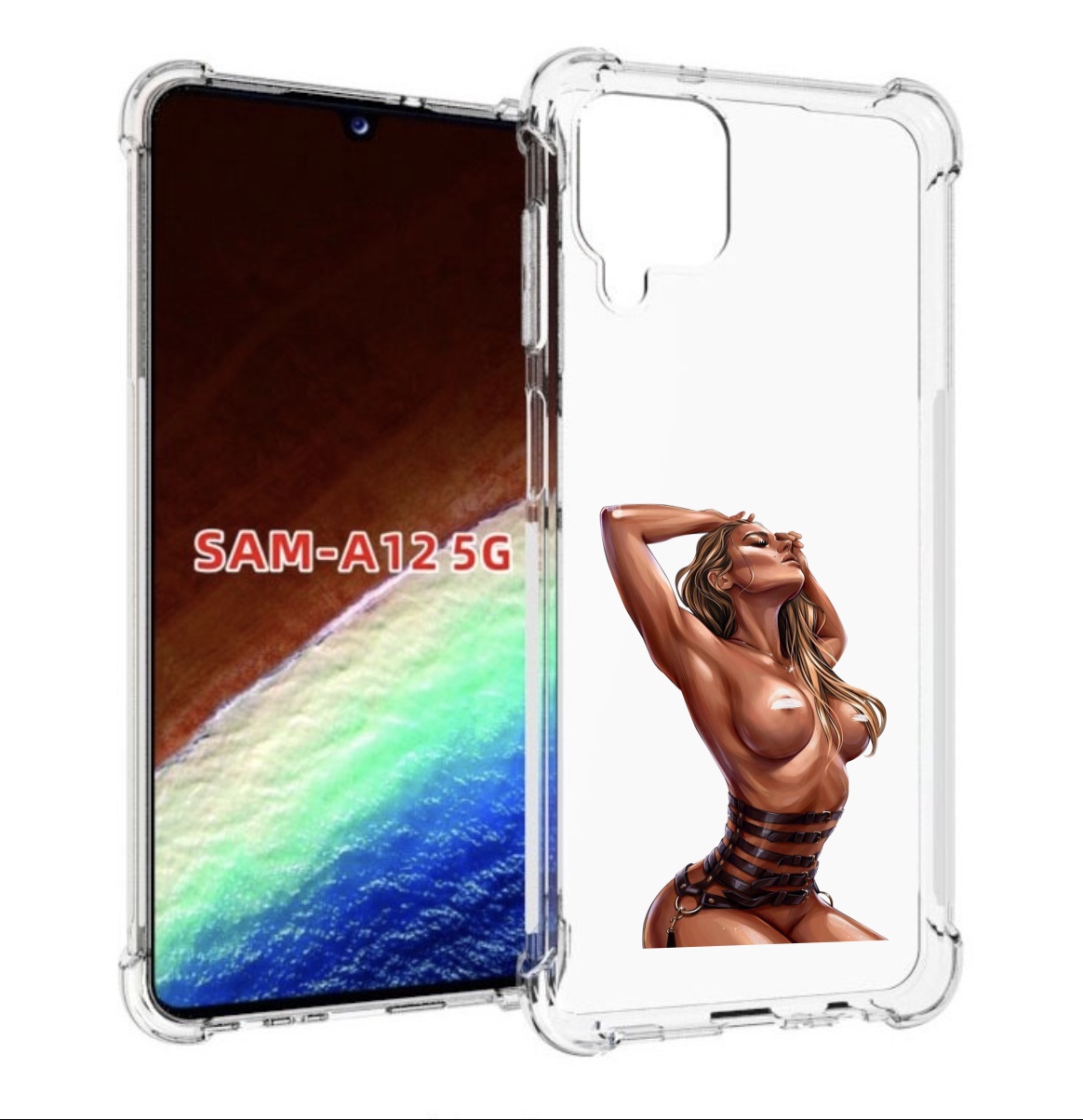 

Чехол MyPads Портупея денский для Samsung Galaxy A12 (SM-A125F) 2020/21/A12 Nacho SM-A127F, Прозрачный, Tocco