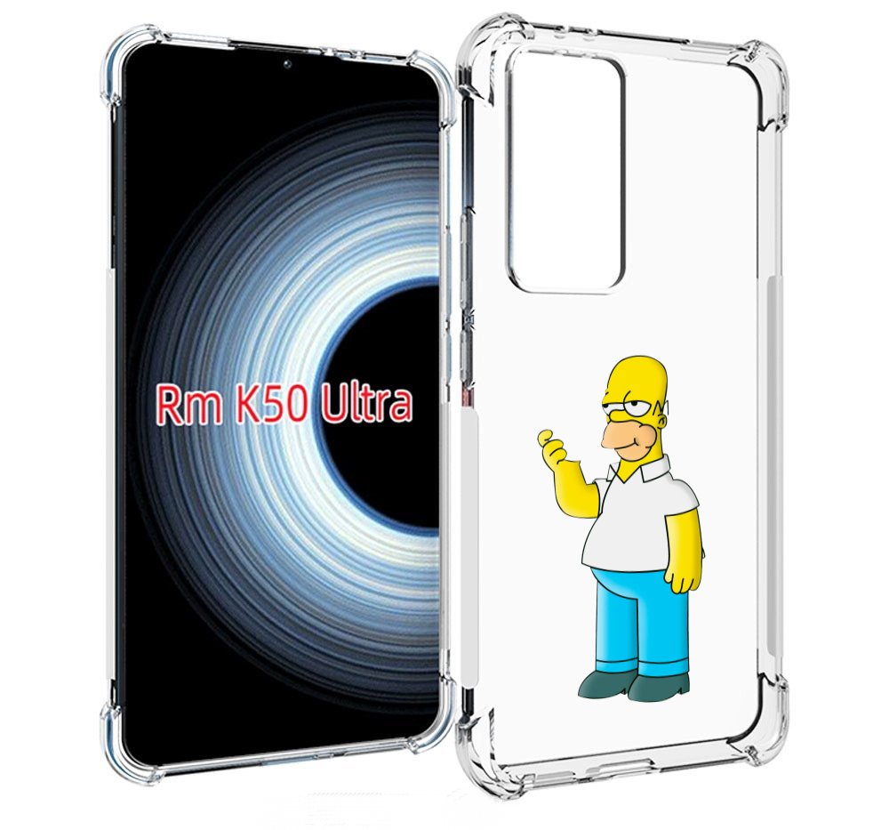 

Чехол MyPads гомер-симпсон для Xiaomi 12T / Redmi K50 Ultra, Прозрачный, Tocco