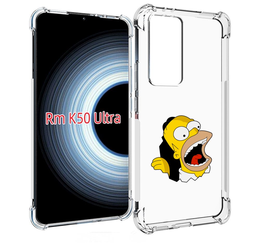 

Чехол MyPads гомер-голодный для Xiaomi 12T / Redmi K50 Ultra, Прозрачный, Tocco