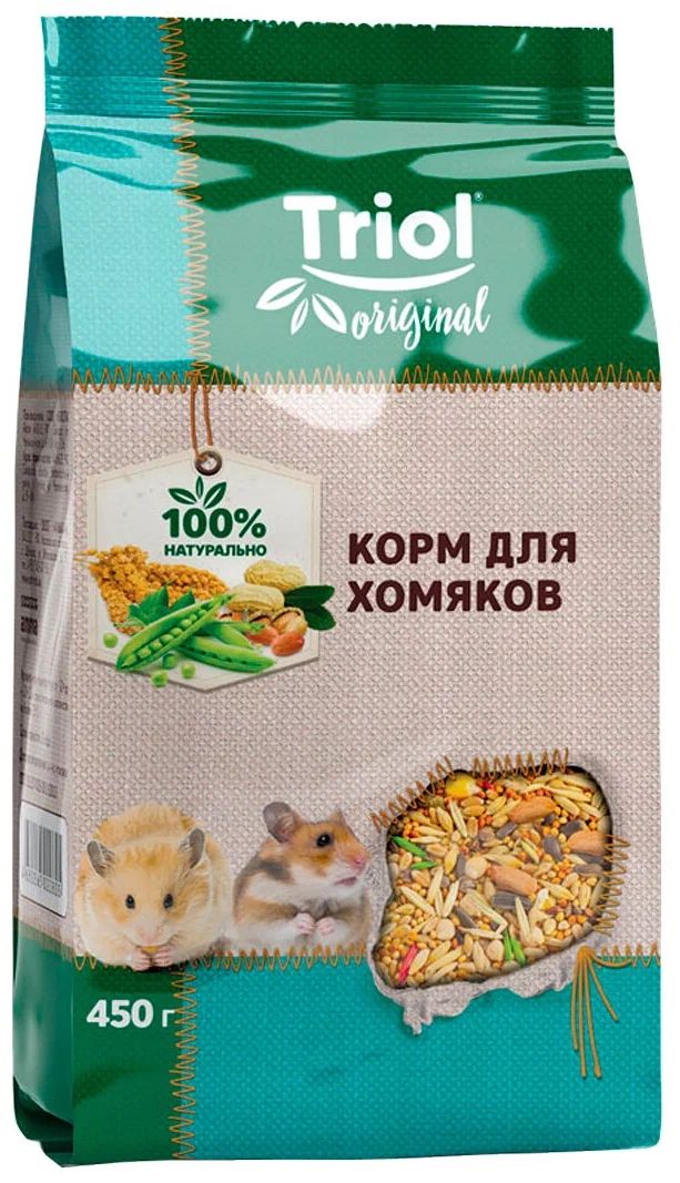 Сухой корм для хомяков Triol Original, 450 г