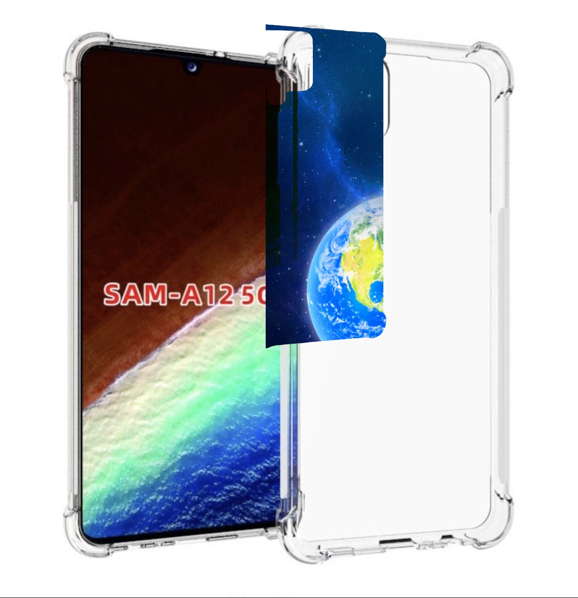 

Чехол MyPads Планета-Земля для Samsung Galaxy A12 (SM-A125F) 2020/21/A12 Nacho SM-A127F, Прозрачный, Tocco