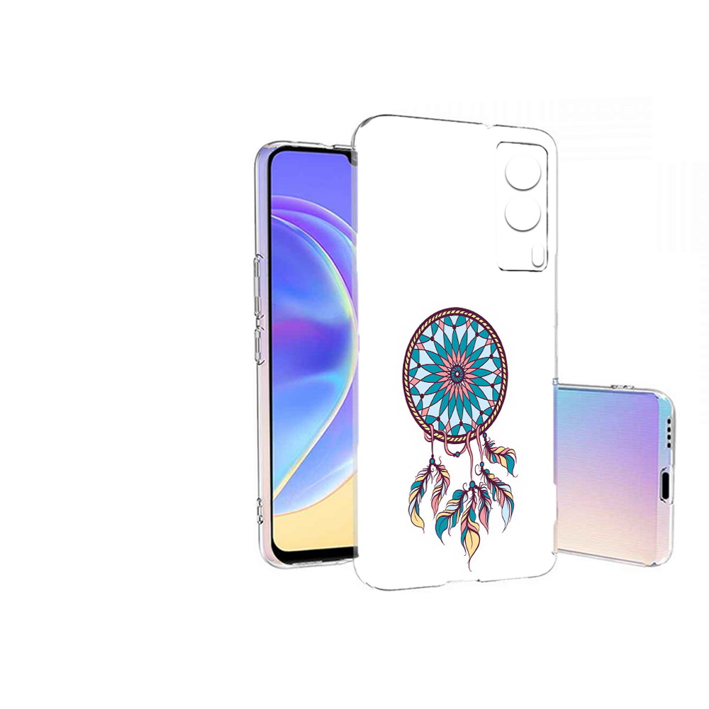 

Чехол MyPads Tocco для Vivo V21E ловец снов синий (PT161736.380.443), Прозрачный, Tocco