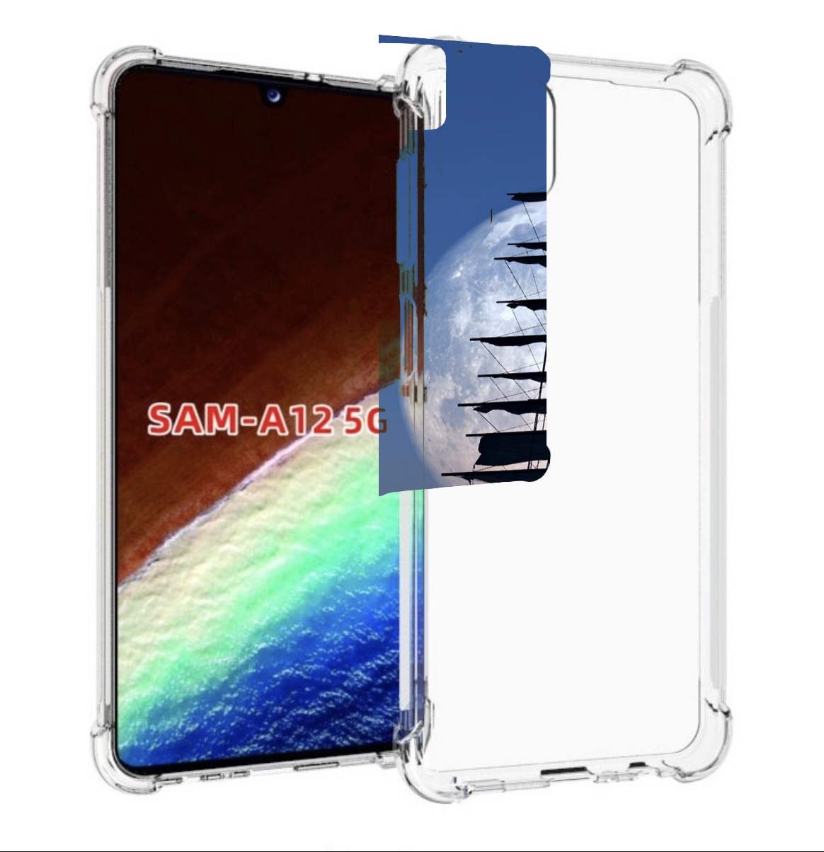

Чехол MyPads Парус-в-море для Samsung Galaxy A12 (SM-A125F) 2020/21/A12 Nacho SM-A127F, Прозрачный, Tocco