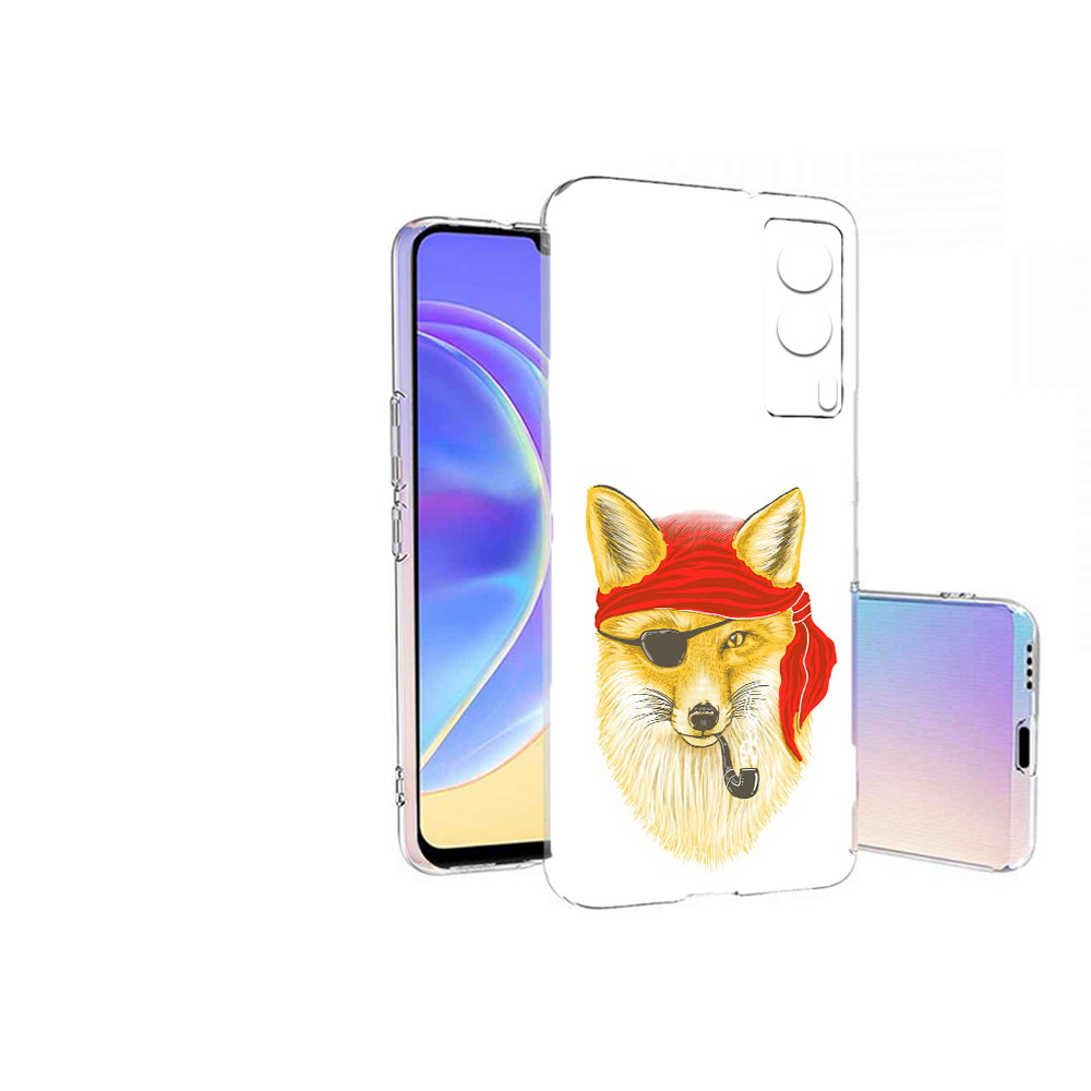

Чехол MyPads Tocco для Vivo V21E лиса-пират (PT161736.380.440), Прозрачный, Tocco