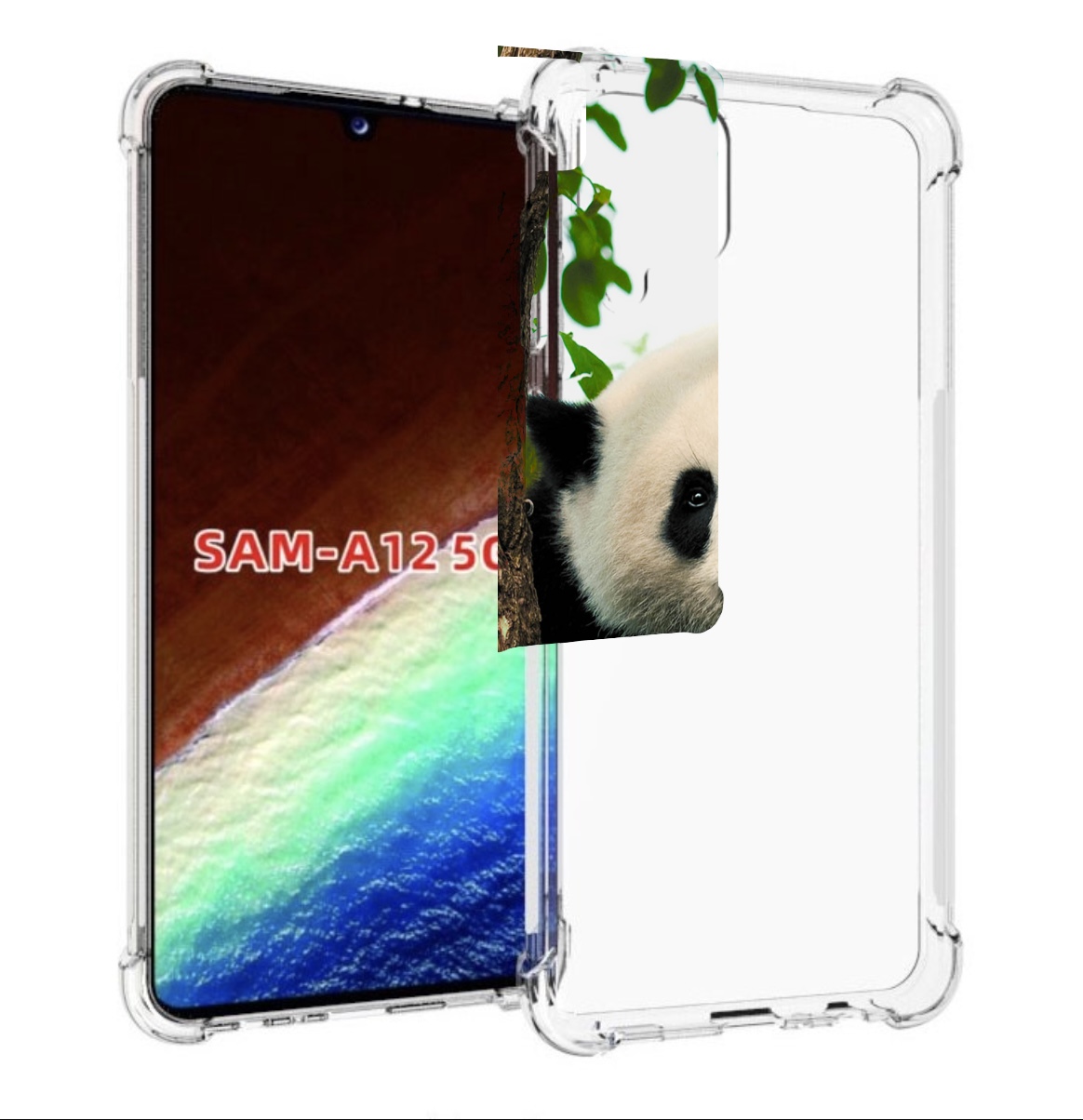 

Чехол MyPads Панда-на-дереве для Samsung Galaxy A12 (SM-A125F) 2020/21/A12 Nacho SM-A127F, Прозрачный, Tocco