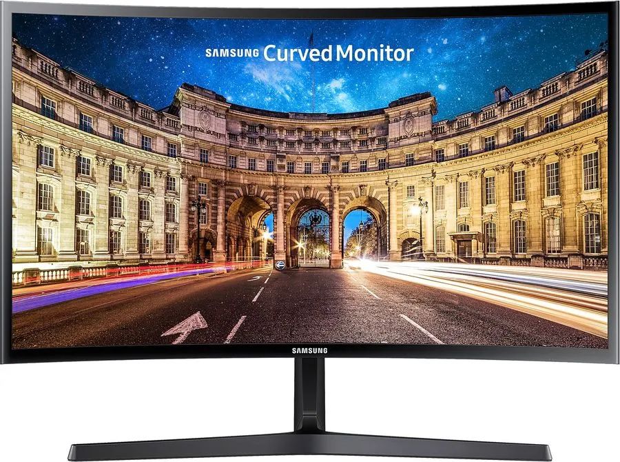 23.5" Монитор Samsung C24F396FHI Black 60Hz 1920x1080 VA