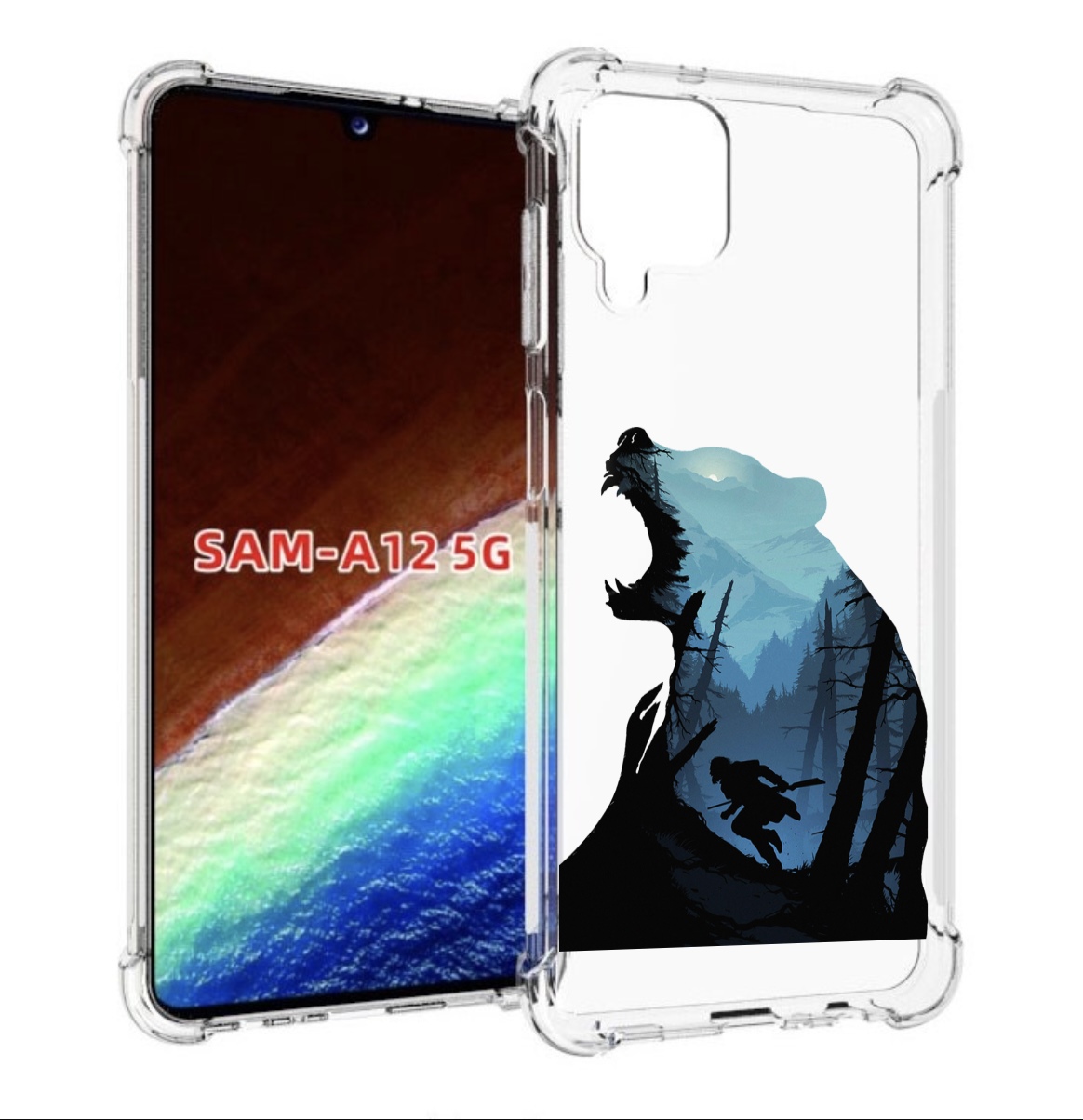 

Чехол MyPads Ночной-медведь для Samsung Galaxy A12 (SM-A125F) 2020/21/A12 Nacho SM-A127F, Прозрачный, Tocco