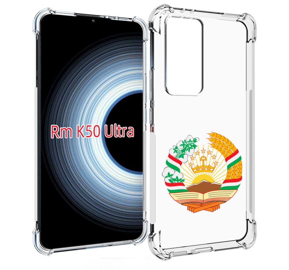 

Чехол MyPads герб-таджикистана для Xiaomi 12T / Redmi K50 Ultra, Прозрачный, Tocco
