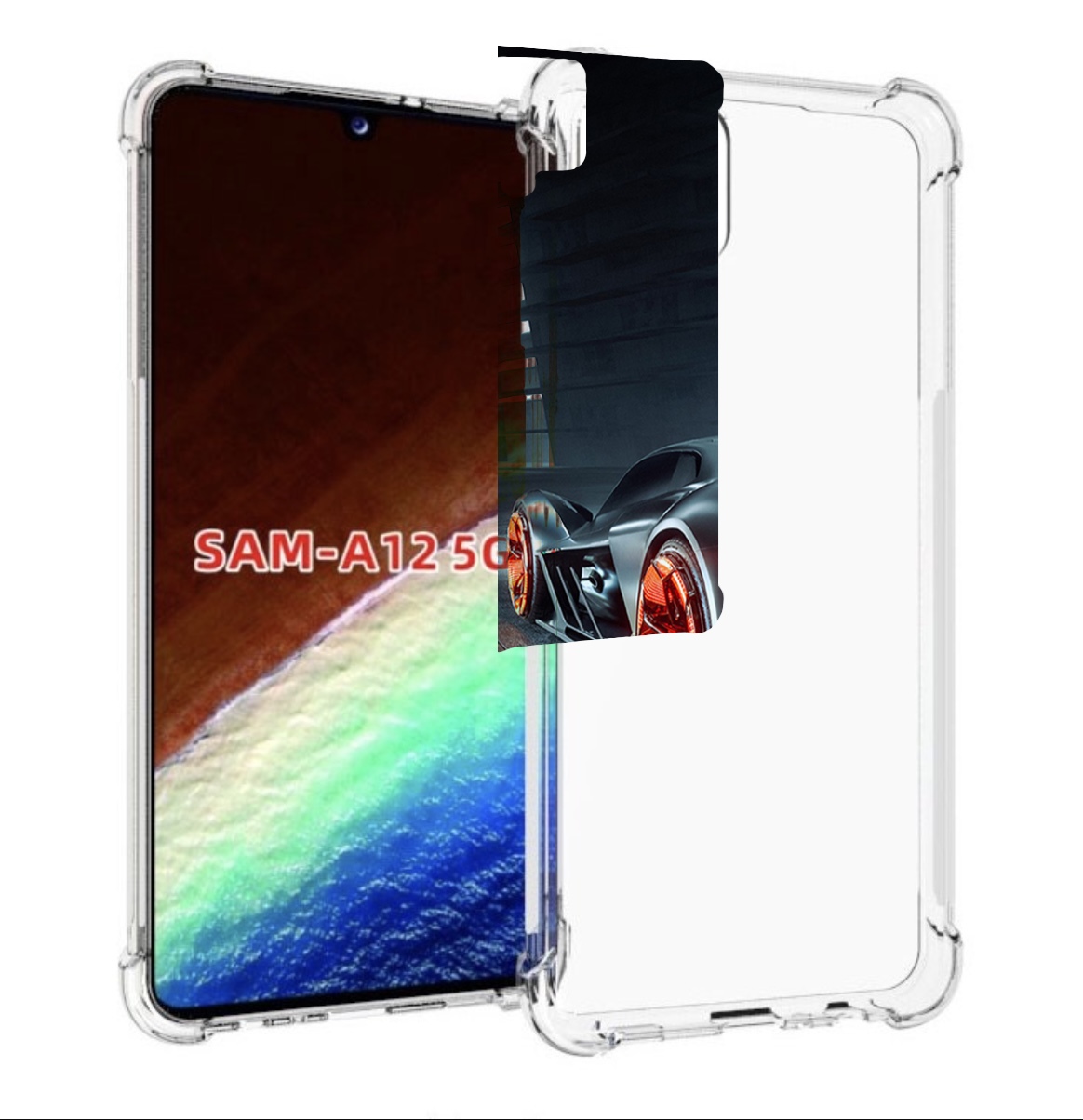 

Чехол MyPads Ночной-город мужской для Samsung Galaxy A12 (SM-A125F) 2020/21, Прозрачный, Tocco