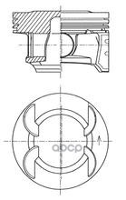 Поршень Dm.79.00x1.2x1.2x2.0 Std Цена За 1 Шт. Chevrolet Aveo/Cruze/Trax, Opel Astra/Insig