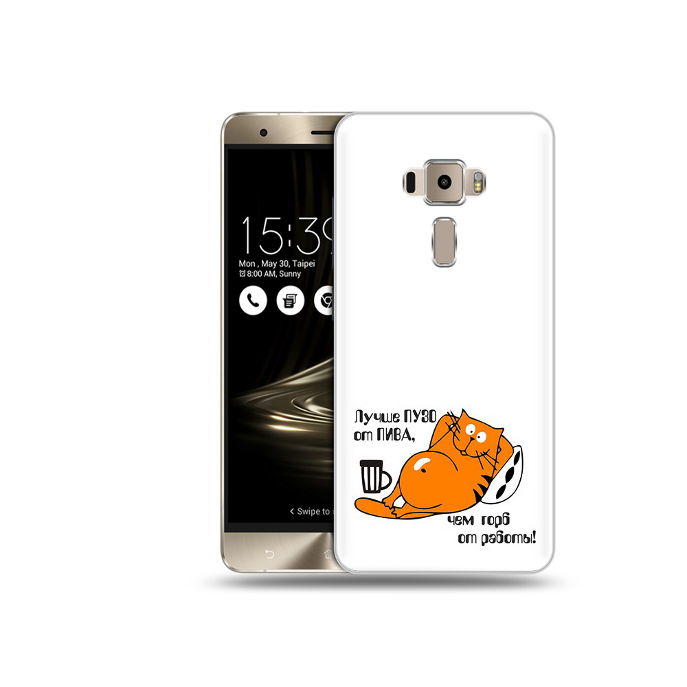 

Чехол MyPads Tocco для Asus ZenFone 3 Neo (ZE520KL) лучше пузо (PT38045.651.449), Прозрачный, Tocco