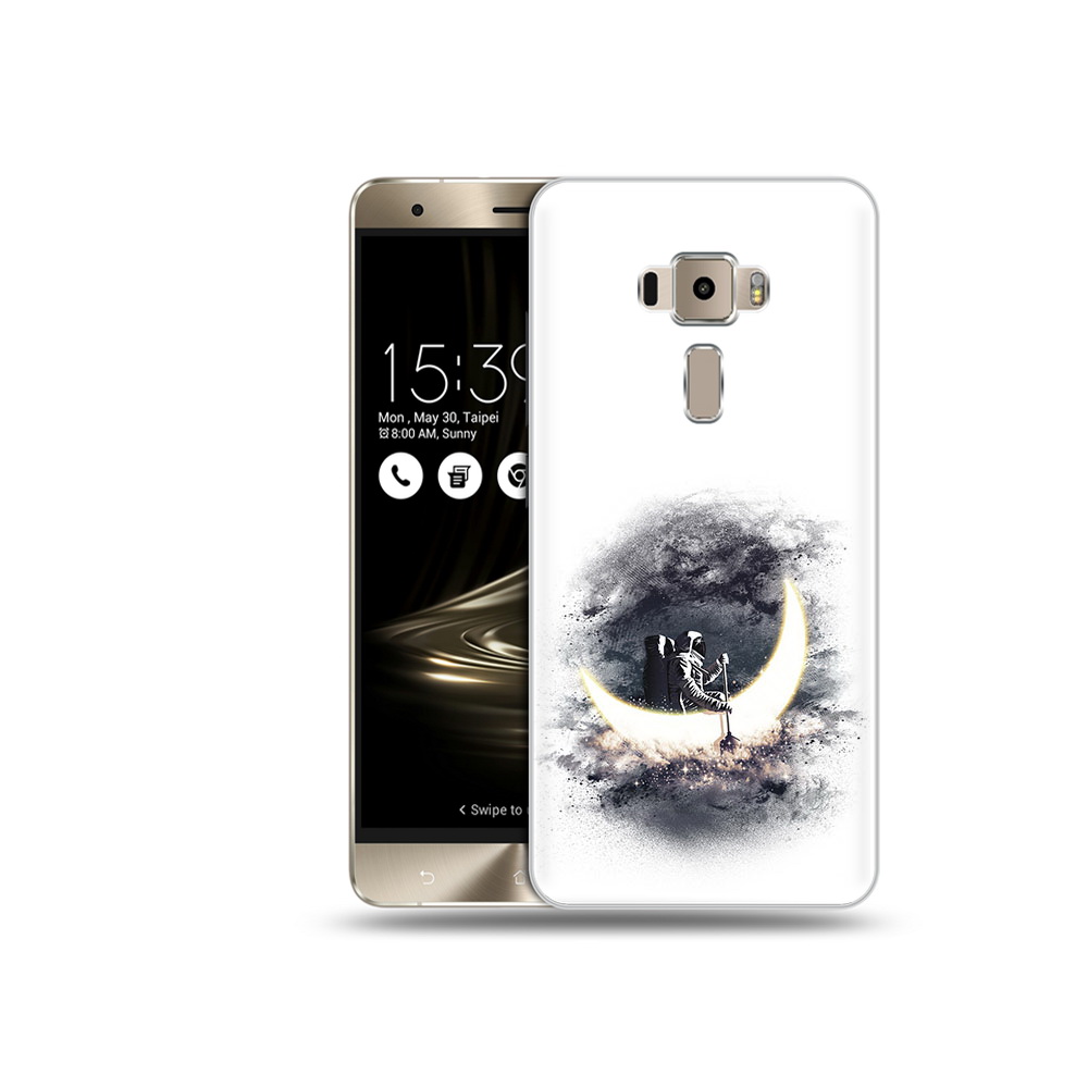 

Чехол MyPads Tocco для Asus ZenFone 3 Neo (ZE520KL) лунный путешественник, Прозрачный, Tocco