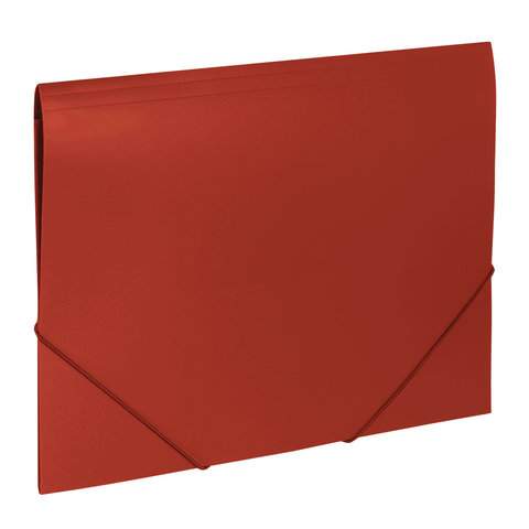 

Папка на резинках Brauberg 227711, 10 штук, Красный