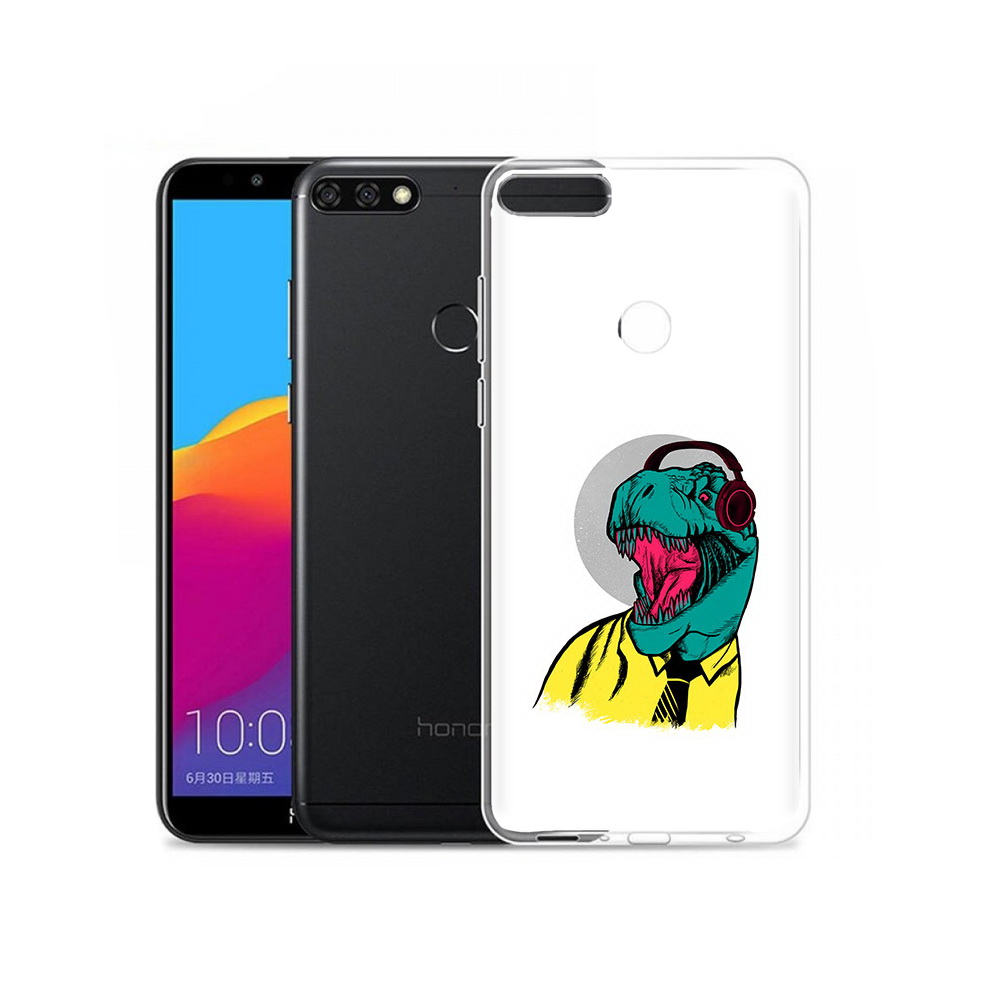 

Чехол MyPads Tocco для Honor 7C Pro дино (PT113786.47.326), Прозрачный, Tocco