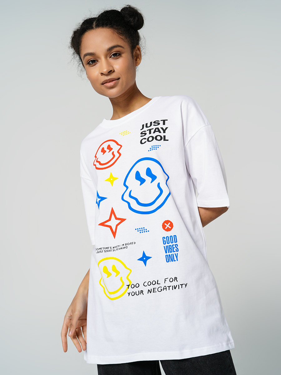 

Футболка женская ТВОЕ 80778 белая XL, 80778