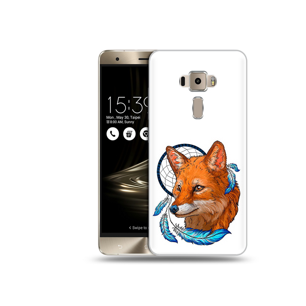 

Чехол MyPads Tocco для Asus ZenFone 3 Neo (ZE520KL) лиса и ловец снов (PT38045.651.438), Прозрачный, Tocco