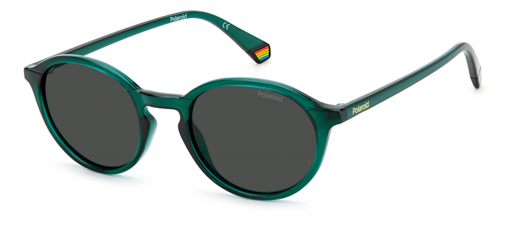 Солнцезащитные очки унисекс Polaroid PLD-2033851ED50M9, зеленый