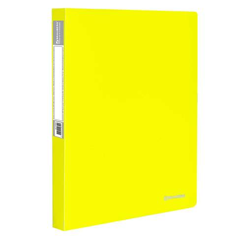 

Папка на 2 кольцах Brauberg 227457, 6 штук, Желтый