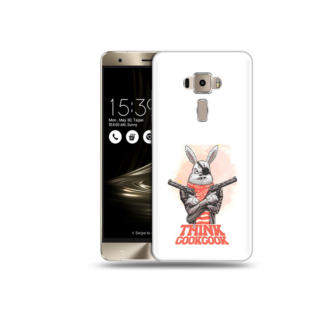 

Чехол MyPads Tocco для Asus ZenFone 3 Neo (ZE520KL) кролик пират (PT38045.651.419), Прозрачный, Tocco