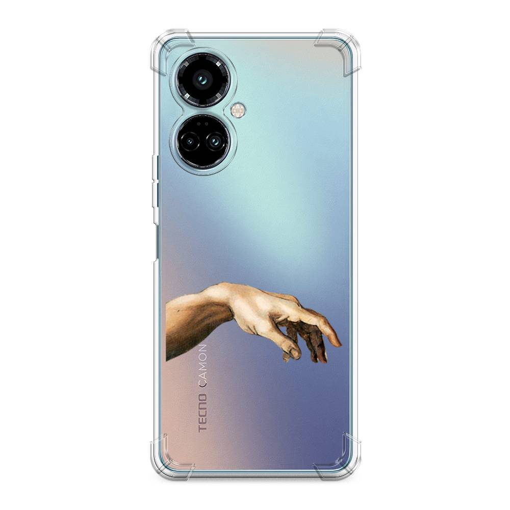 фото Противоударный силиконовый чехол "creazione di adamo 1" на tecno camon 19 pro awog