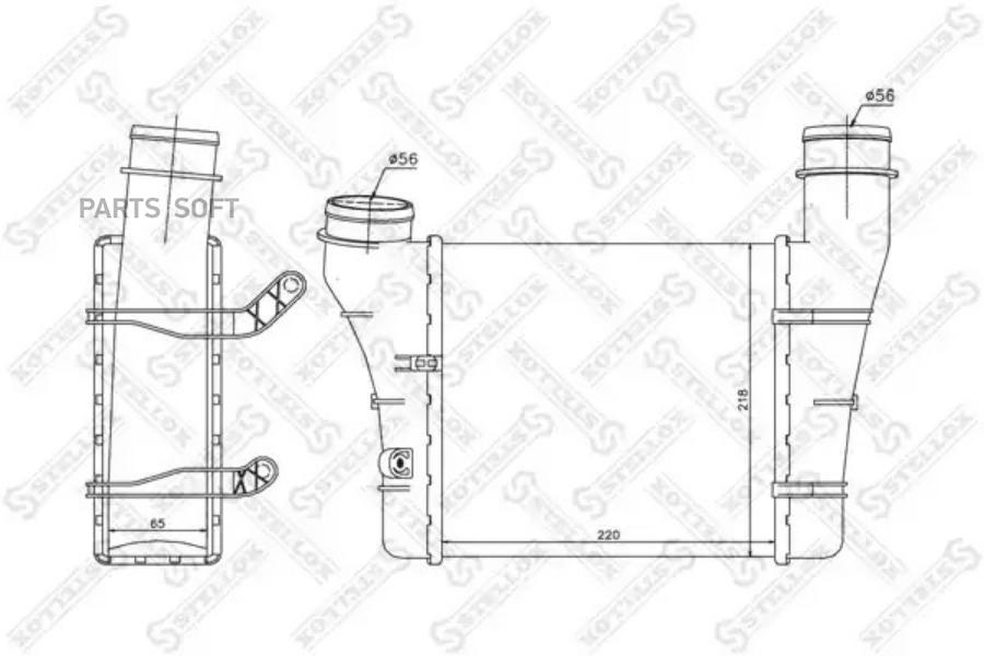 

STELLOX Интеркулер STELLOX 1040101sx